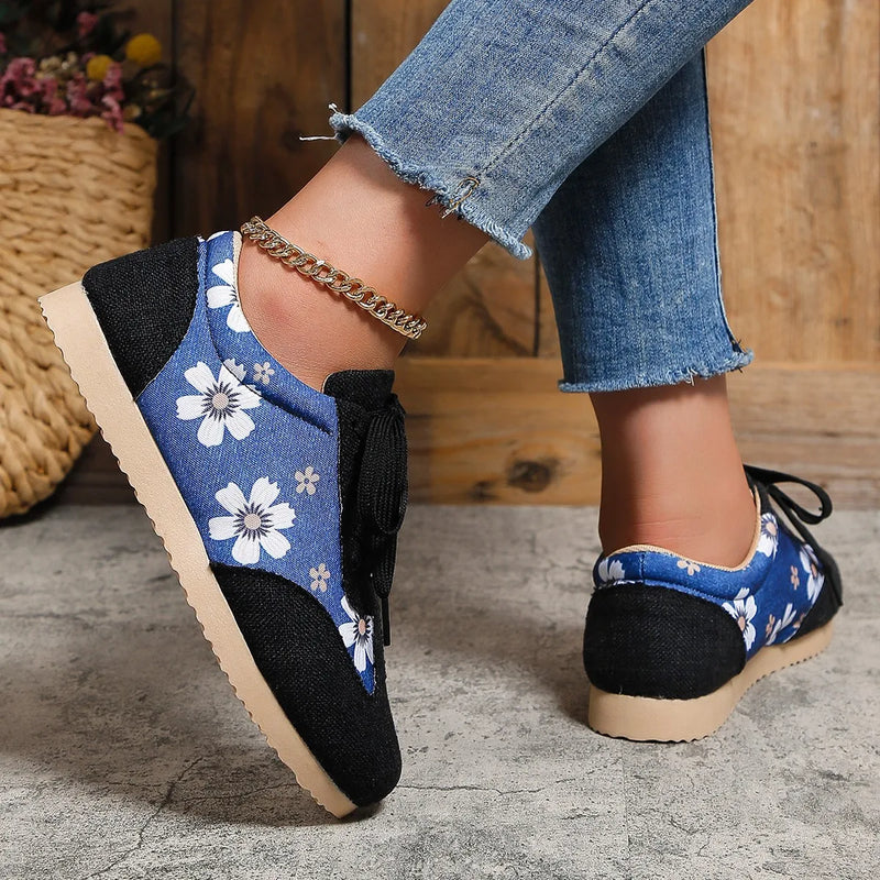 sapatos femininos  Tipo de padrão : Floral  Confortável